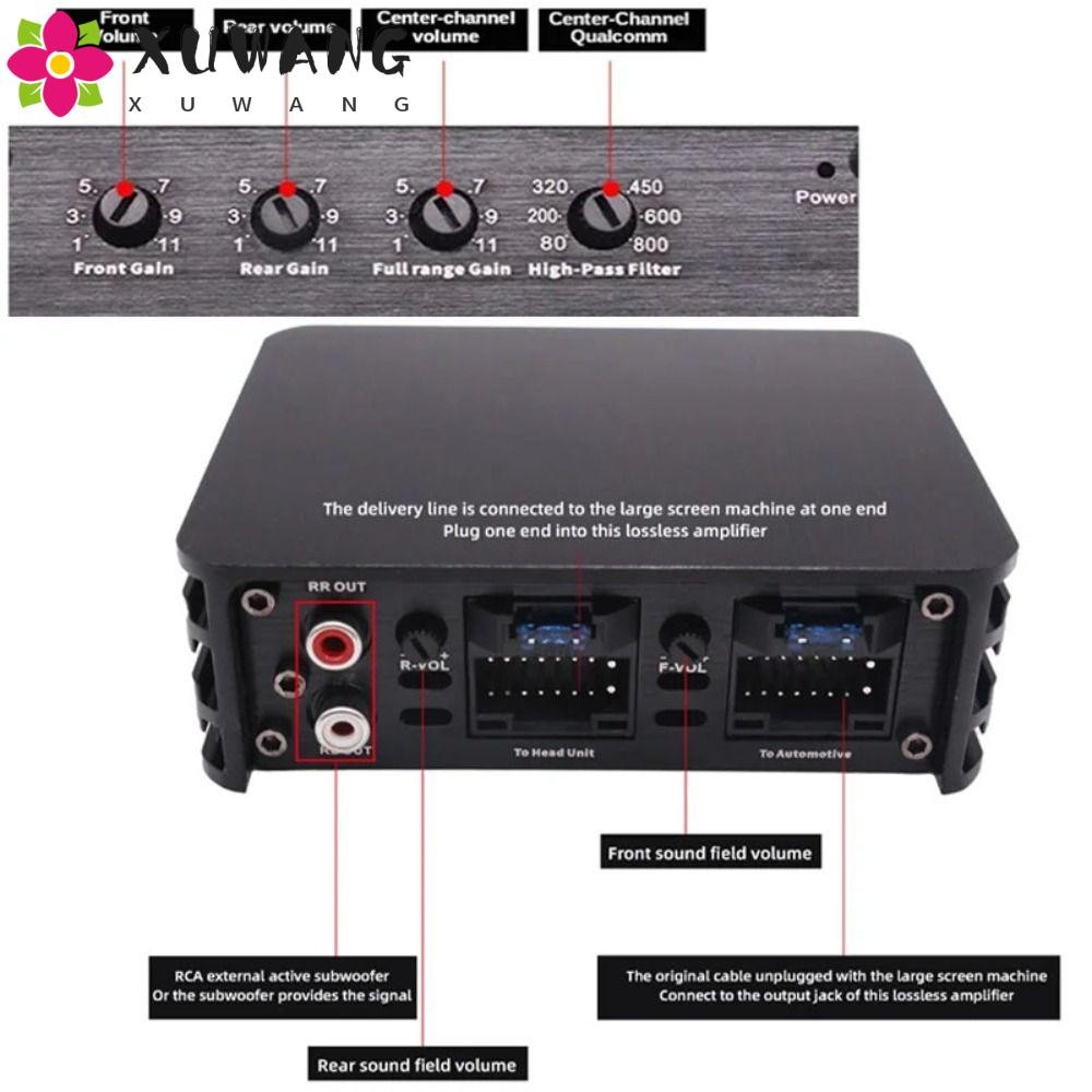 Quentin Bộ khuếch đại công suất ô tô, Màn hình lớn âm thanh DSP kỹ thuật số âm thanh trên ô tô, Màn 