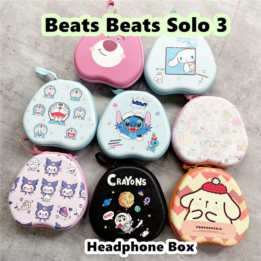 [Xu Hướng Mặt Trước] Dành Cho Tai Nghe Beats Beats Solo 3 Phim Hoạt Hình Sáng Tạo Tai Nghe EVA Vỏ Hộ