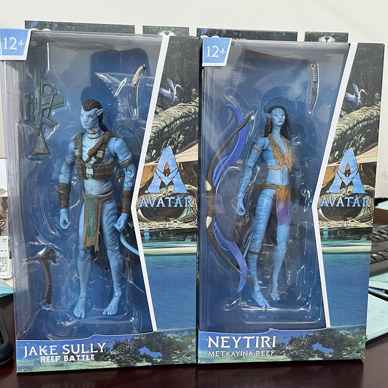 Mcfarlane Avatar 2: the Way of Water Jake Sully và Neytiri Siêu Nhân Vật Hành Động
