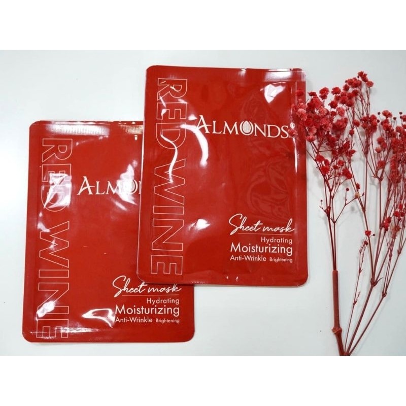 (Mẫu Mới) Mặt Nạ Rượu Vang Almonds Chính Hãng