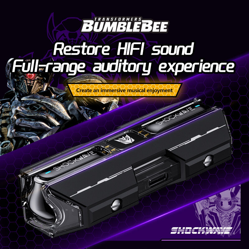 Transformers TF-T01 Bluetooth Earphone Wireless Earphone Bumblebee Optimus Prime Smart Touch Gaming 
