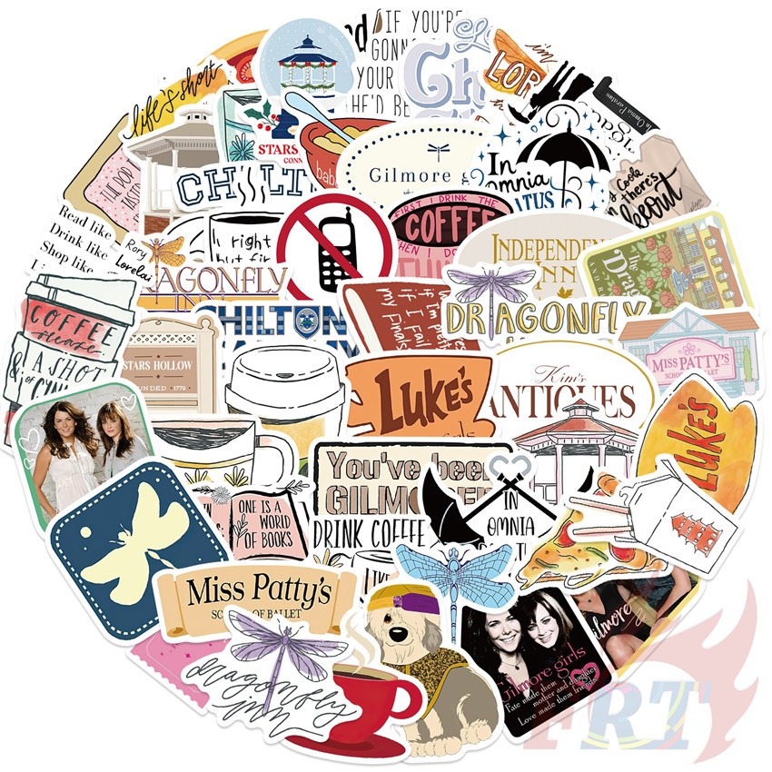 50Pcs/Set ❉ Gilmore Girls Series 03 Stickers ❉ DIY Waterproof Fashion Doodle Decals Stickers
