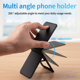 Từ Thu Hút Chân Đế Có Thể Điều Chỉnh Góc Đựng Thẻ Da PU Màu Ví Thẻ Ốp Lưng Phụ Kiện Chân Đế Đứng Cho Điện Thoại Di Động Khỏa Thân Magsafe Bao Máy Tính Bảng