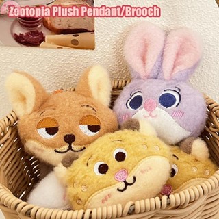 Bwhte Zootopia Sang Trọng Móc Khóa Thổ Cẩm Hoạt Hình Thỏ Cáo Nhồi Bông Mềm Búp Bê Mặt Dây Chuyền Chìa Khóa Ô Tô Ba Lô Túi Trang Trí Quà Tặng Trẻ Em.