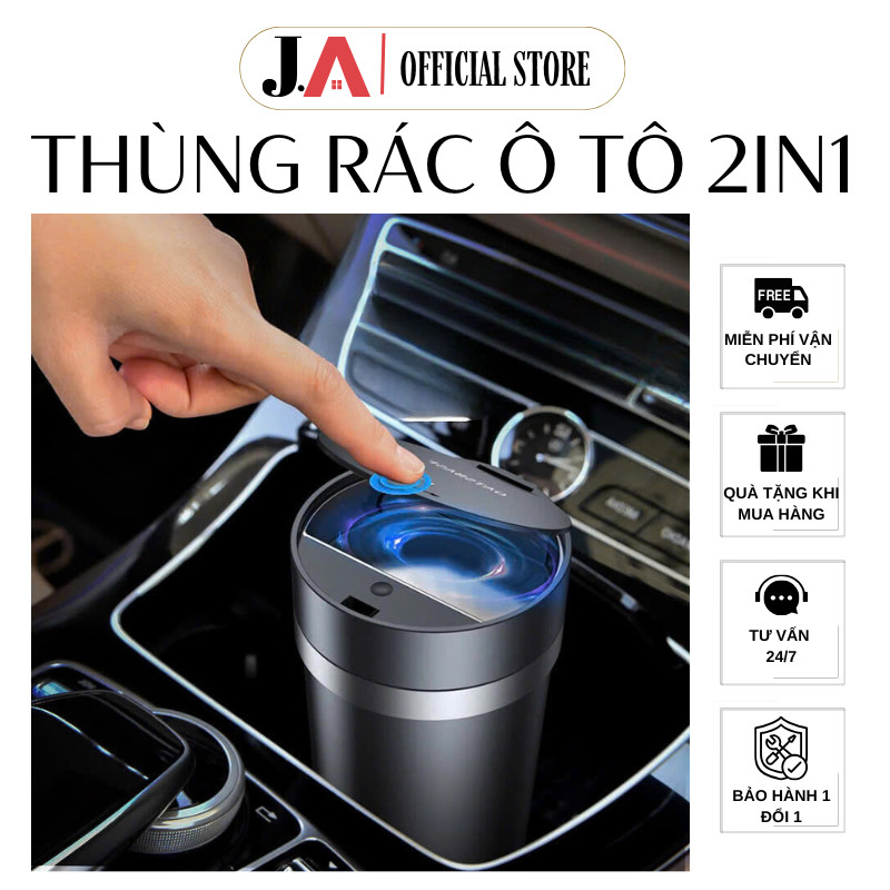 Thùng Đựng Rác Mini Dành Cho Ô Tô, Bàn Làm Việc,Thùng Rác Mini Đa Năng cho Ô Tô - JA SHOP