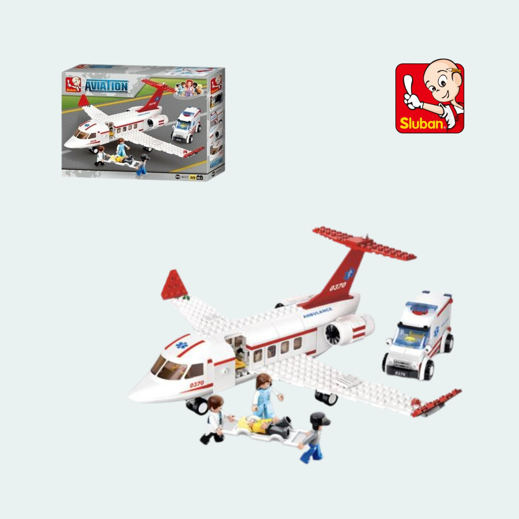 Bộ lắp ráp mô hình Máy Bay Vận Chuyển Sluban