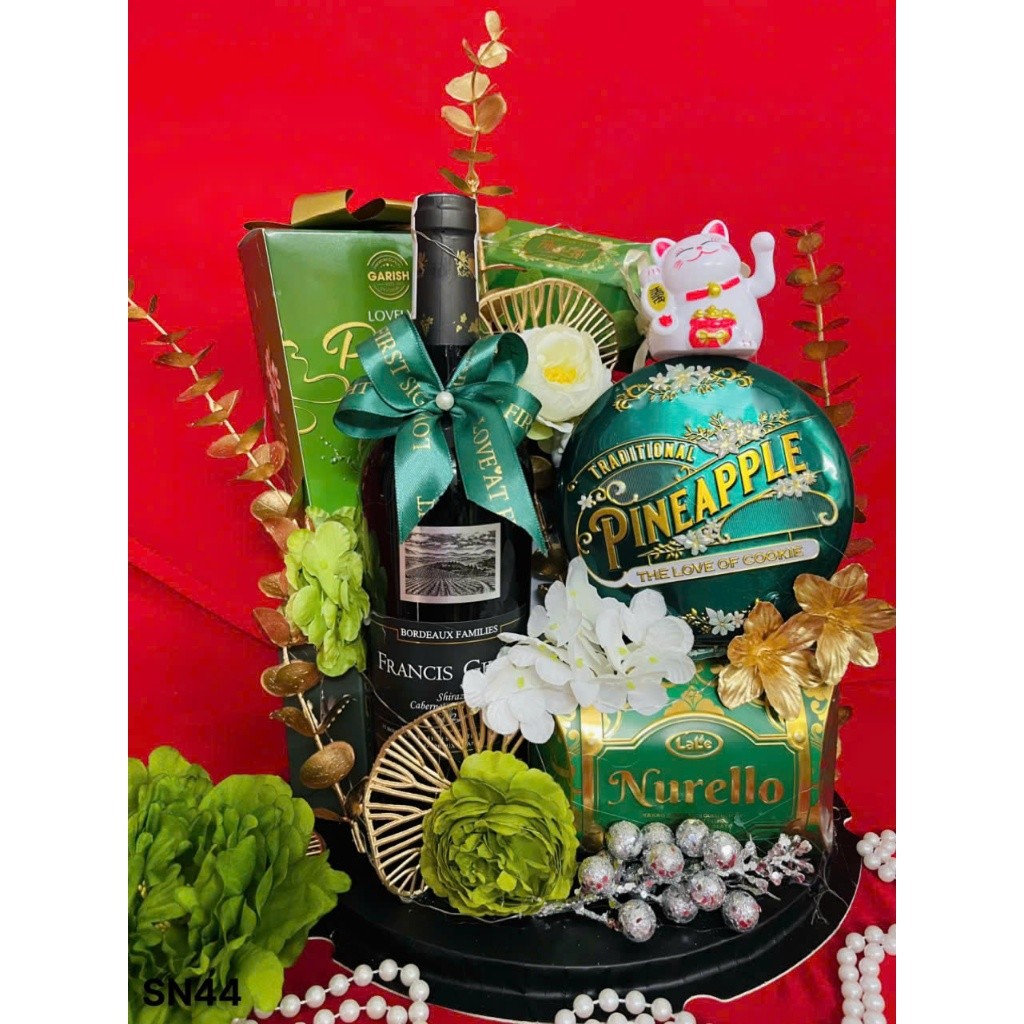 Set giỏ quà biếu tặng Hạnh Phúc Xuân Ngời SN44