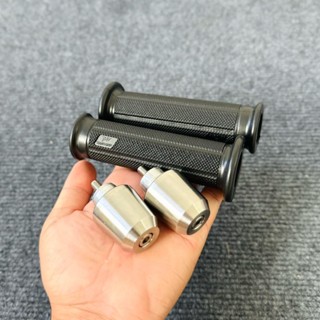 Bao tay TBT kèm gù tạ nguyên khối chống rung xe máy inox 304 ( 1 cặp ) Phụ Kiện Phụ Tùng