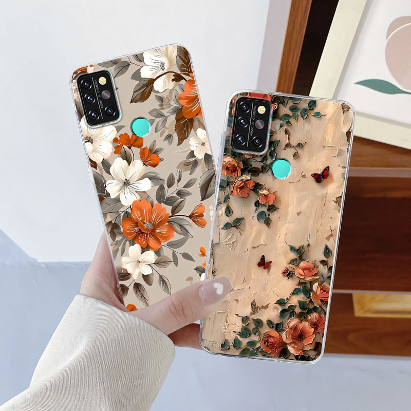 Dành Cho Umidigi A9 A9Pro A9 Max Ốp Lưng Điện Thoại Sang Trọng Cho Umidigi A9 Pro 2021 Vỏ Bảo Vệ Sil