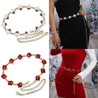 Blala Nữ Thắt Lưng Dây Xích Bụng Thắt Lưng Cao Bồi Phương Tây Dây Xích Bụng Cho Đầm