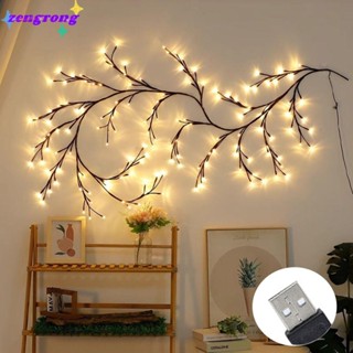 Đèn Vine Tree ZENGRONG, Dây LED Giáng Sinh USB 72 / 96 / 144, Mô Phỏng Chất Lượng Cao Mây Dạng Chiếu Sáng Đèn LED Dây Trang Trí Tường