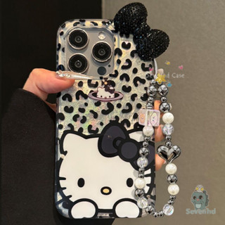 Ốp Điện Thoại Mèo Kitty Dễ Thương + Búp Bê Tự Làm 3D Cho iPhone 11 16 6 Plus 15 14 13 12 Pro Max 15 14 Plus Xr X Xs Max 8 7 Plus Vỏ INS Phim Hoạt Hình Thời Trang Hàn Quốc Mèo Con Jelly Bìa Mềm +Chuỗi