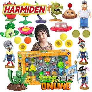 Harmiden 10 Cái / bộ Plants VS Zombies Đồ Chơi Dễ Thương Quà Tặng Sinh Nhật Bé Trai Để Bàn Trận Đấu Trò Chơi