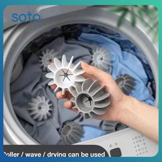 ♫ Quả Bóng Giặt Bằng Silicon Loại Bỏ Vết Bẩn Quần áo Và Ngăn Ngừa Rối Quần áo Dụng Cụ Vệ Sinh Quả Bóng Giặt Tẩy Lông Tái Sử Dụng