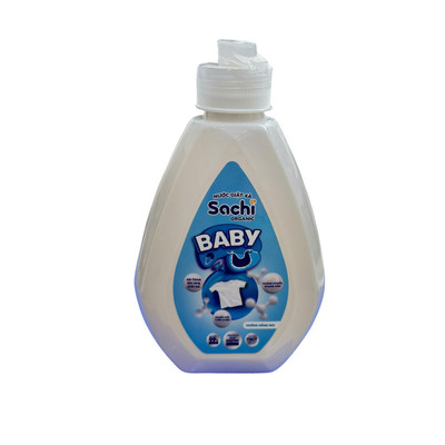 [Quà tặng] Nước Giặt Xả Cho Bé Sachi Organic Hương Thơm Dịu Nhẹ, Làm Sạch Vết Bẩn 280g