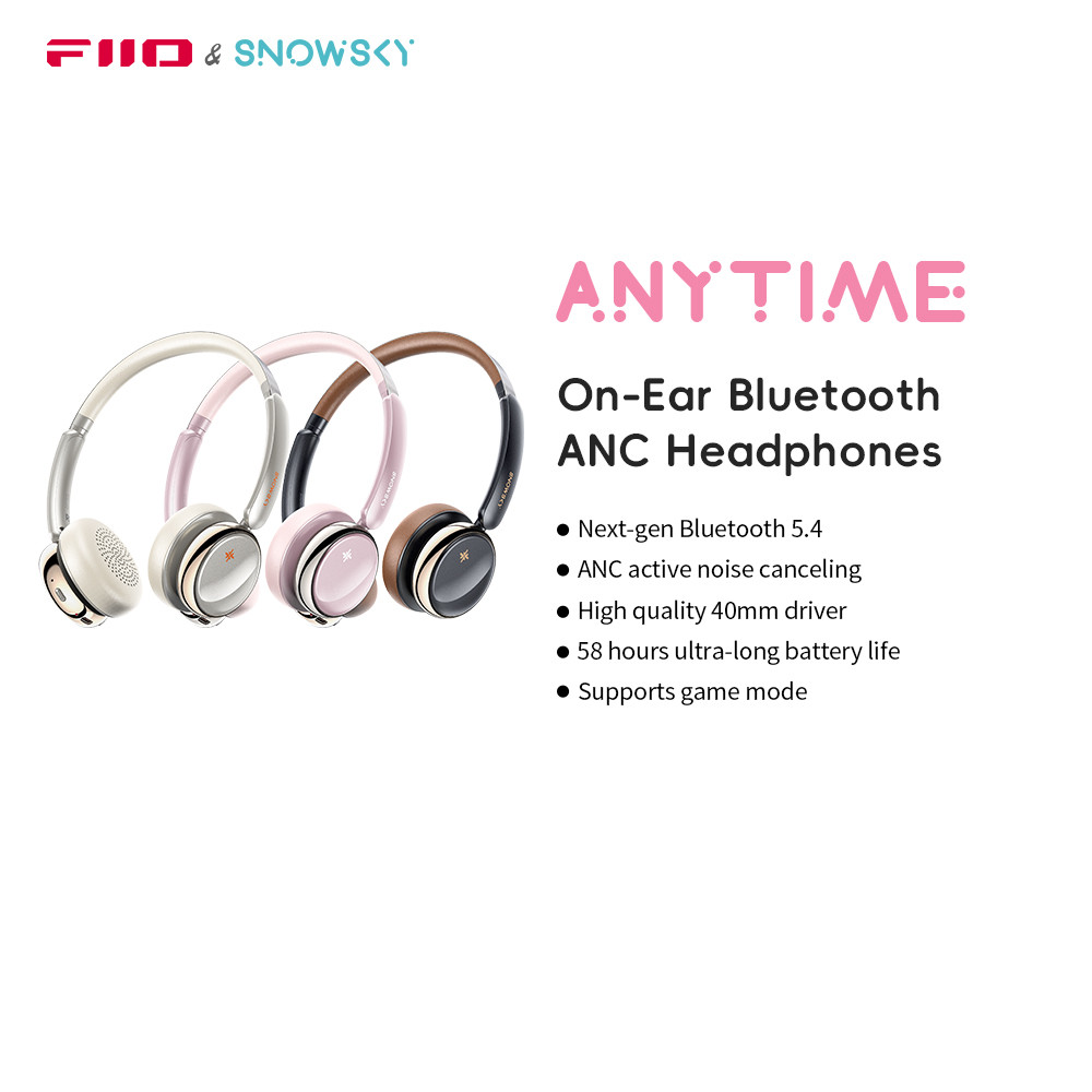 FiiO SnowSky ANYTIME Bluetooth 5.4 Tai nghe không dây khử tiếng ồn Tai nghe Bluetooth Hi-Res Tai ngh