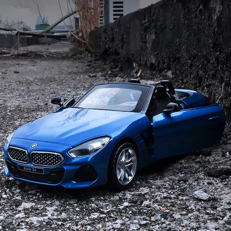 1: 32 BMW Z4 M4 M40i Coupe Hợp Kim Xe Mô Hình Diecast Đồ Chơi Kim Loại Xe Thể Thao Mô Phỏng Âm Thanh