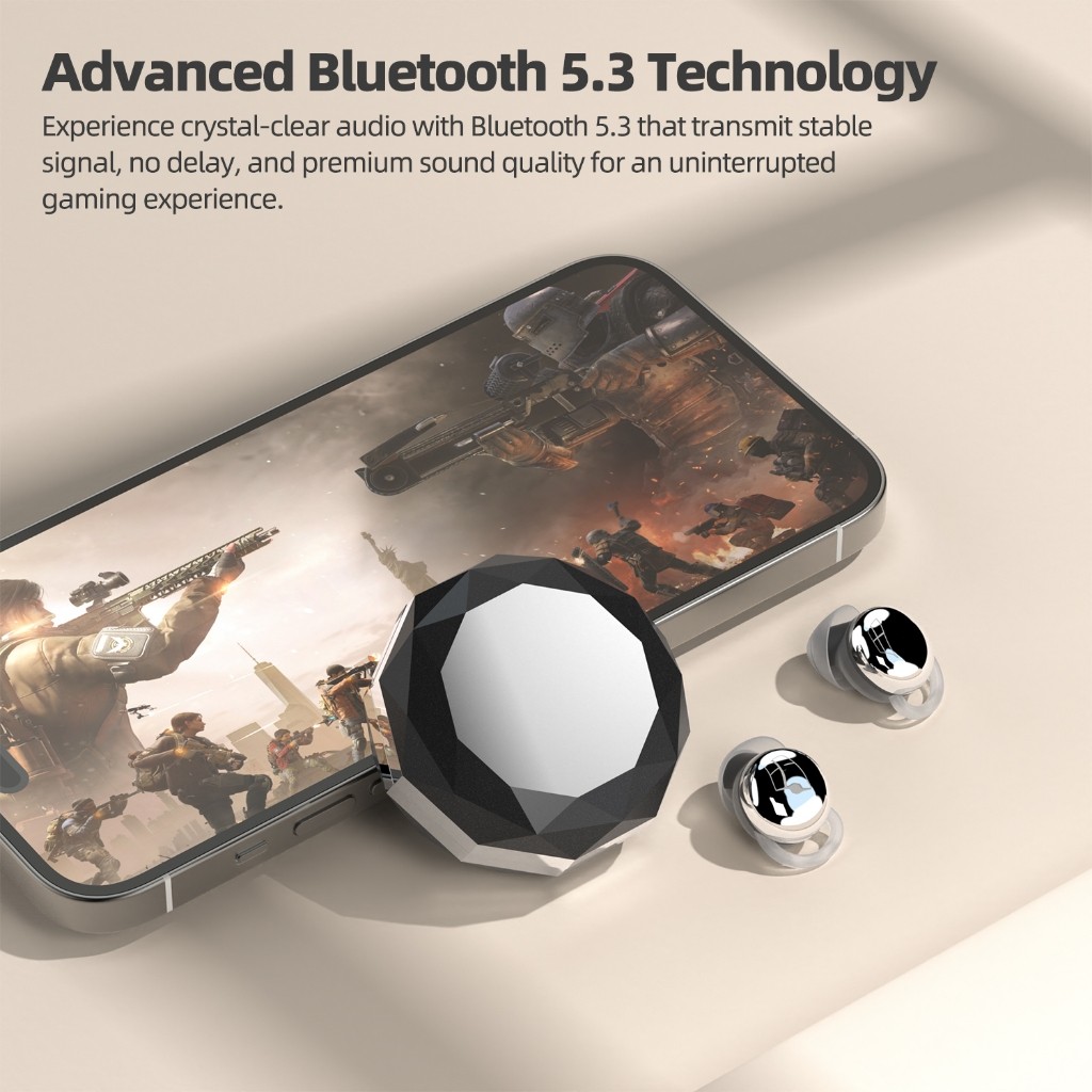 Tai nghe Bluetooth 5.3 Goojodoq giảm tiếng ồn khi ngủ, tai nghe không dây nhẹ và thoải mái, siêu chờ | BigBuy360 - bigbuy360.vn