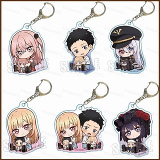 ST3 Anime My Dress-up Darling Móc Khóa Túi Pandant Hoạt Hình Kitagawa Mari Móc Khóa Móc Khóa Phụ Kiện Quà Tặng TS3