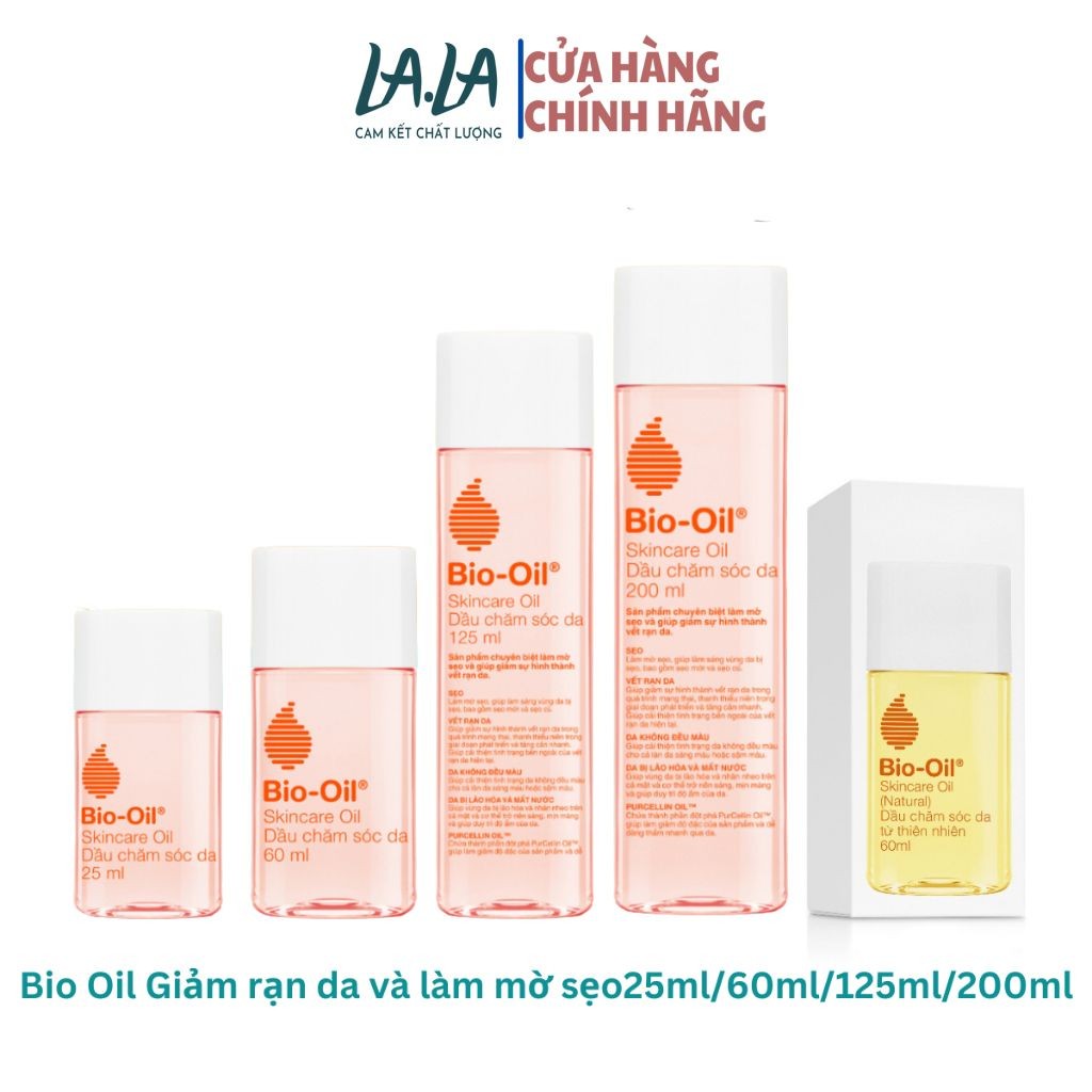Dầu Dưỡng Ẩm Chăm Sóc Da Bio Oil Skincare Giúp Da Khoẻ, Mịn, Đều Màu 25ml / 60ml / 125ml / 200ml