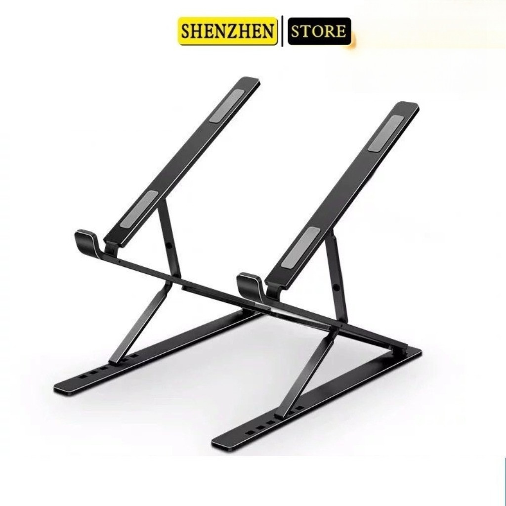 Giá đỡ laptop hợp kim nhôm N8, thiết kế 2 tầng chỉnh độ cao, gấp gọn và tản nhiệt cho Laptop