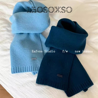 LEOSOXS Khăn Choàng Cổ Nữ Tag Official Khăn Len Choàng Cổ Nam Nữ Thời Trang Chất Len Dày Ấm Áp Dài WSP24B1IRT 48Z241127