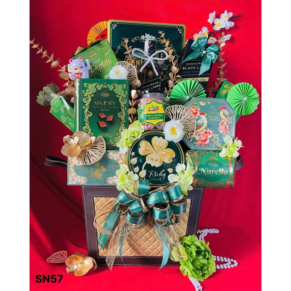 Set giỏ quà biếu tặng Lễ Tết Hòa Xuân An Nhiên SN57