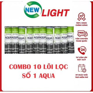 Combo 10 Lõi Lọc Số 1 Aqua Chính Hãng – Dùng Cho Máy Lọc Nước RO Gia Đình