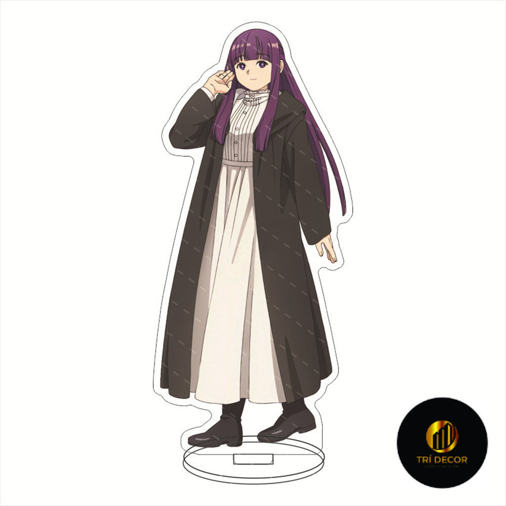 Móc Khoá, Mô Hình Standee Anime Frieren Beyond Journey is End Frieren Trang Trí Bàn Học