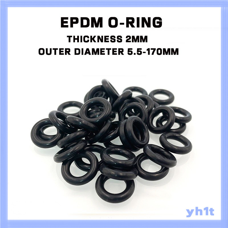 Vòng đệm chữ O EPDM EPDM Độ dày vòng 2mm Đường kính ngoài 5-170mm Q35B