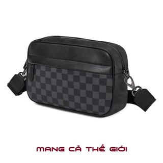 Túi Đưa Thư Đeo Chéo Thời Trang WINDY Cho Nam Đeo Vai Thiết Kế Basic Chất Da Pu Cao Cấp TX-0005