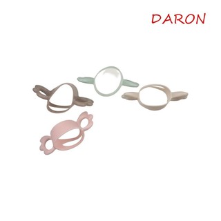 Daron Tay Cầm Bình Sữa Bền Đẹp Tiện Dụng Hình Cánh Silicon Cổ Rộng Rỗng Đồ Cho Bé Điều Dưỡng Nước Tay Cầm Cốc