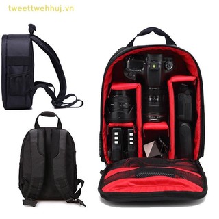 Nhíp Nhíp Chống Nước DSLR SLR Camera Mềm Túi Ba Lô Ba Lô Cho Canon Nikon Sony VN