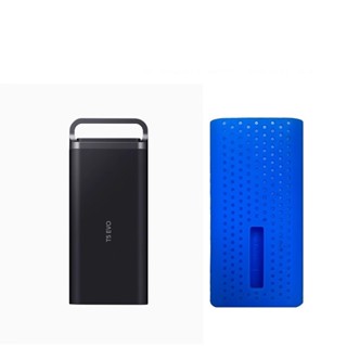  Hộp đựng silicon thay thế cho ổ cứng di động Samsung T5 EVO Vỏ bảo vệ ổ cứng thể rắn bên ngoài di động 