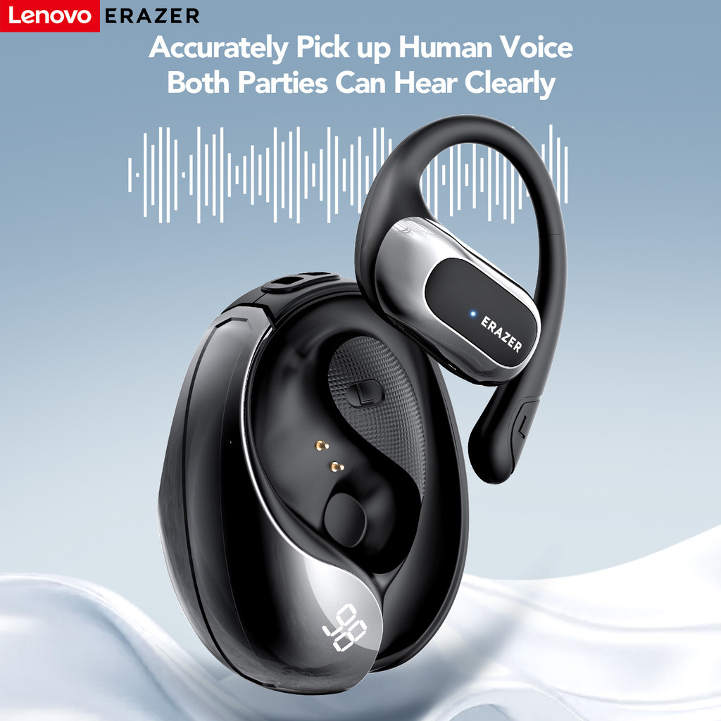 Lenovo ERAZER X5 OWS Tai nghe Bluetooth 5.4 Tai nghe giảm tiếng ồn Mini Tai nghe chống nước Chất lượng âm thanh HIFI có Mic | BigBuy360 - bigbuy360.vn