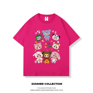 Áo Thun cotton 100% in hình BABY Three 2025 Mới 2-14y Lớn Trẻ Em Trẻ Em Unisex Bé Trai Bé Gái Tee