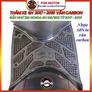 Thảm Để Chân Sh 2017 - 2019, Sh 2012 - 2016, Sh 125/150i Vân Carbon Chính Hãng Aristar