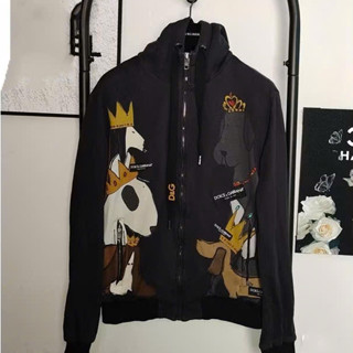 Áo Chống Nắng DG Đàn Chó Trước Sau ❤ Áo Khoác Gió Dù 2 Lớp Dày Dặn Dáng Rộng Nam Nữ NA848