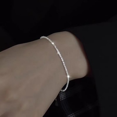 Vòng tay bạc nữ DREJEW Phụ kiện tay cao cấp khí chất đơn giản và thời trang