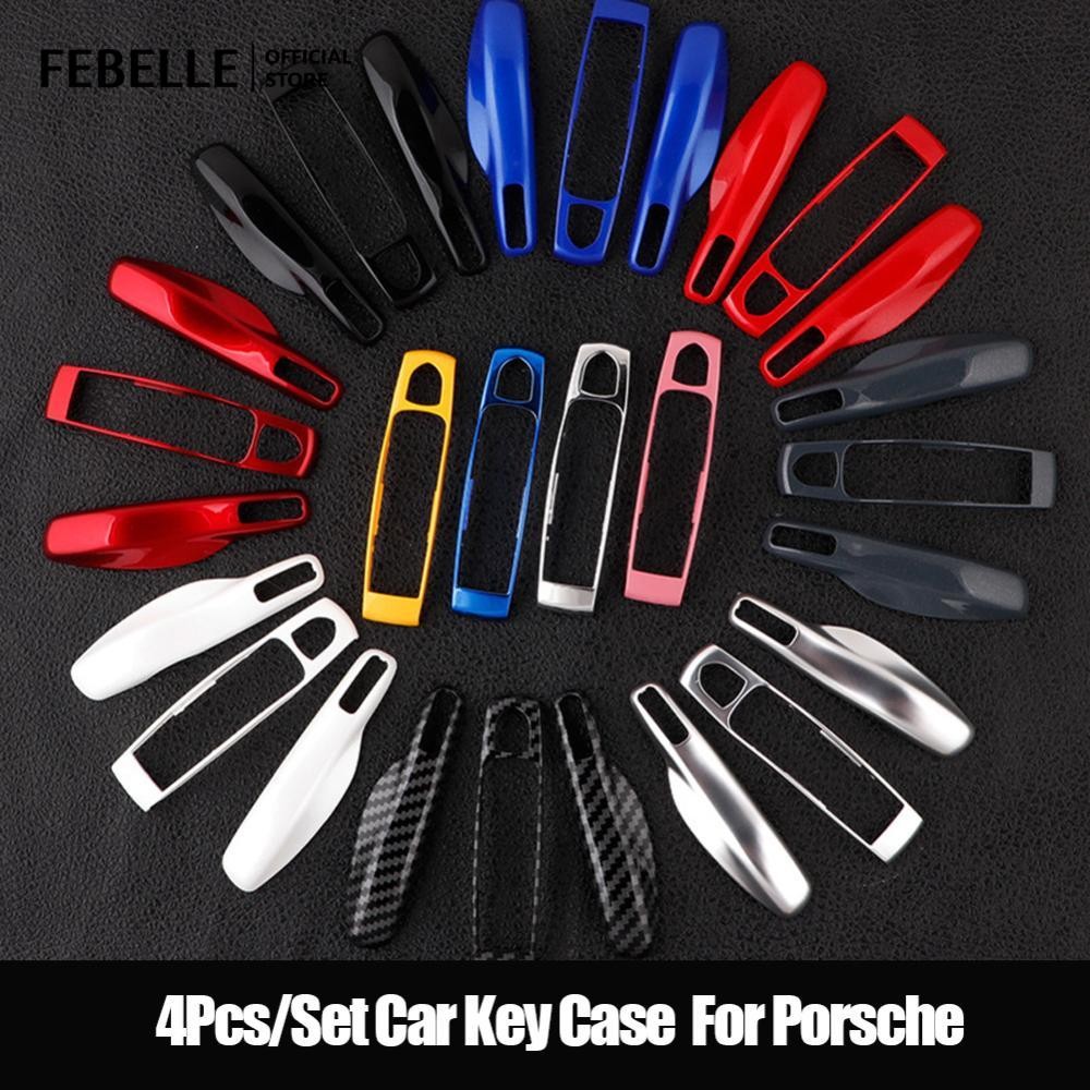 4 Cái / bộ Xe Thông Minh Từ Xa Chìa Khóa Fob Bao Gồm Bộ Vỏ Cho Porsche Cayman Cayman 911 970 981 991