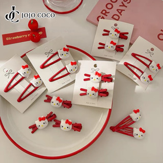 JOJO COCO Hoạt Hình Dễ Thương Mèo Con Kẹp Tóc Nữ Bên Nổ Chuck Mũ Đội Đầu