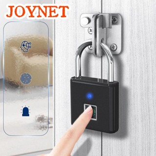 Khóa mật khẩu vân tay HSHELAN, Ổ khóa vân tay thông minh sạc USB chống nước, Ổ khóa vân tay chống trộm di động sáng tạo