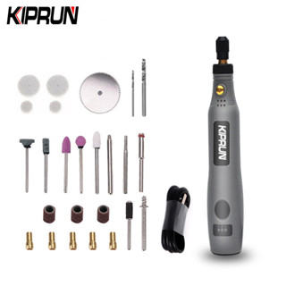 Kiprun Mini Máy Khoan Không Dây Dụng Cụ Điện 3.6V Máy Mài Mài Phụ Kiện Mài Bộ Bút Khắc Không Dây Cho Trang Sức Thủy Tinh Cắt Gỗ Mài Đánh Bóng