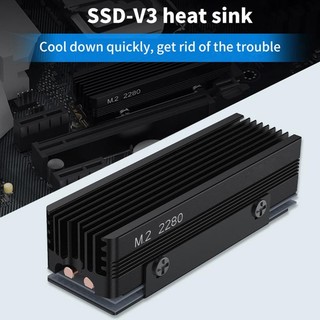Tmoy SSD-V3 2280 M.2 Ống Nhiệt Kép Ổ Cứng Thể Rắn NVME Lưới Tản Nhiệt Tất Cả Các Loại Nhôm Vest Tản Nhiệt Hiệu Quả Cao Phụ Kiện Chơi Game TCS