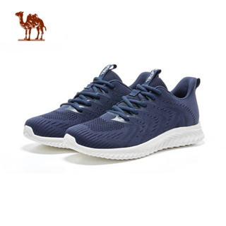 CAMEL CROWN  Giày Thể Thao canvas Phối Lưới Thoáng Khí Thích Hợp Chạy Bộ Cho Nam