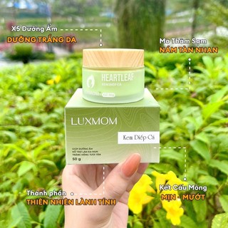  Kem Diếp Cá Organic Luxmom dưỡng ẩm mờ thâm dưỡng trắng giảm nám mụn 