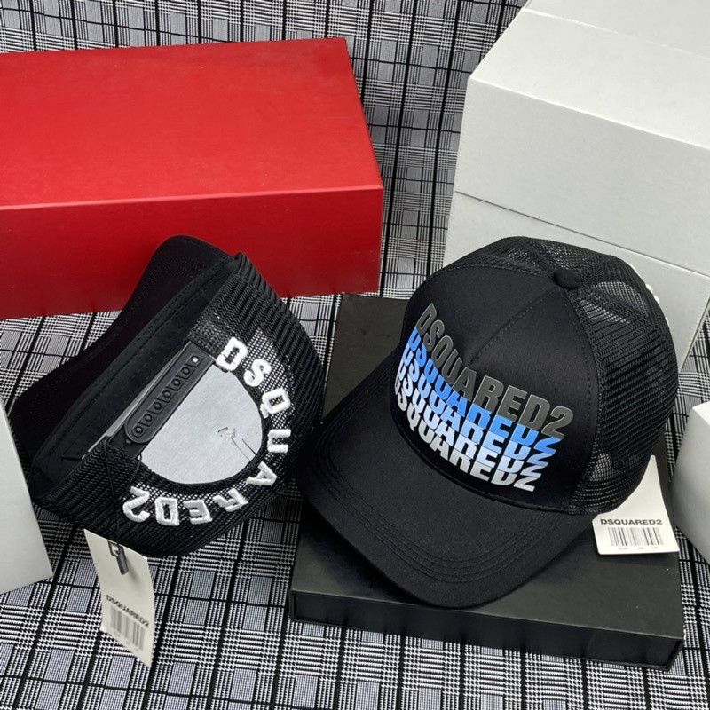 Mũ Lưỡi Trai Phối Lưới DSQUARED2 Khoá Nút Thời Trang Nam Nữ, nón kết lưới Dsquared2 phối lưới MU134