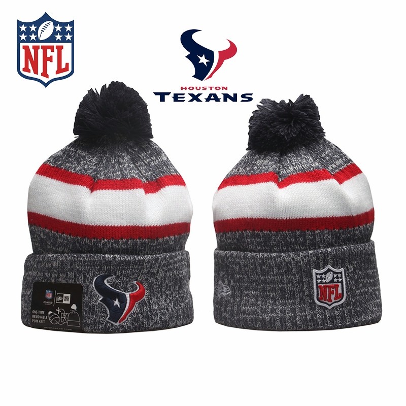 NFL Houston Texans NFL Beanies Gorro Unisex Mũ Mùa Đông Mũ Giữ Ấm Mũ Dệt Kim Thêu Top Mũ Thể Thao