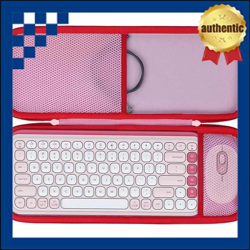 The Lebakort mouse keyboard combination case is compatible with the Logitech POP ICON KEYS K680GR K6