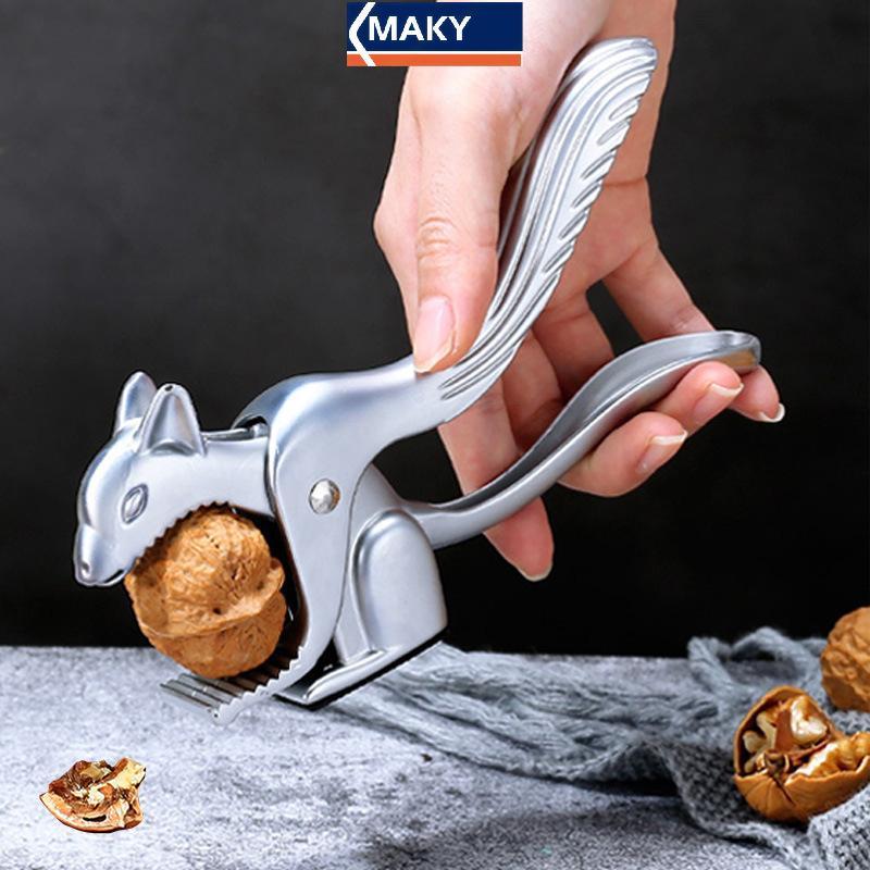 MAKY Sóc Quả óc chó Sheller Opener Pine Pecan Hazelnut Kìm Nhanh Quả óc chó Cracker Hạt hạnh nhân Pe